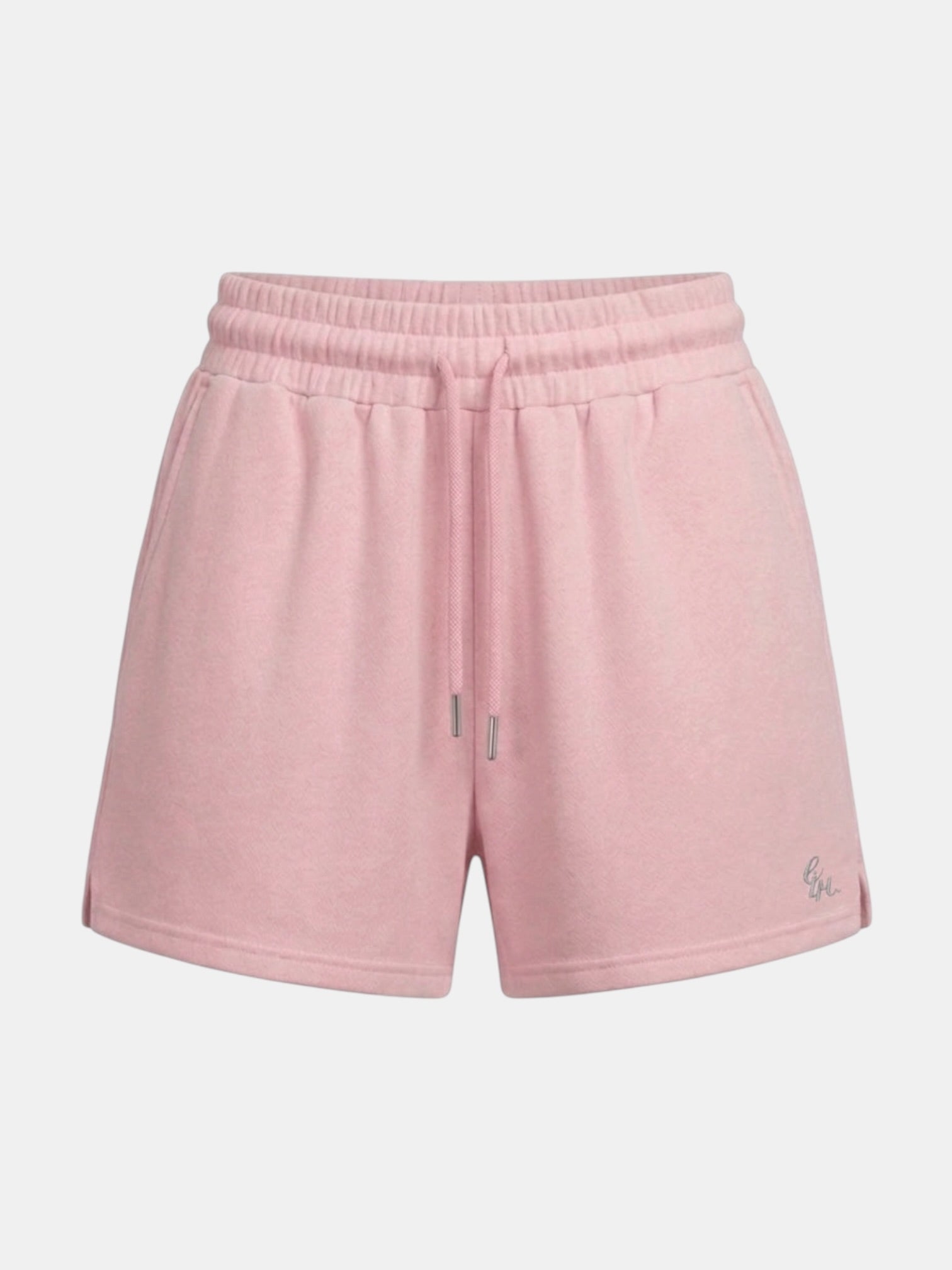 heavy terry overfit short pants (pink)