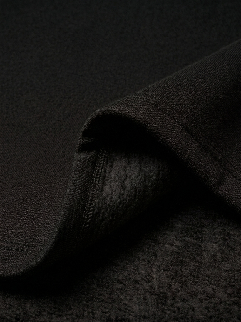 Eilm signature crop hoodie _Black