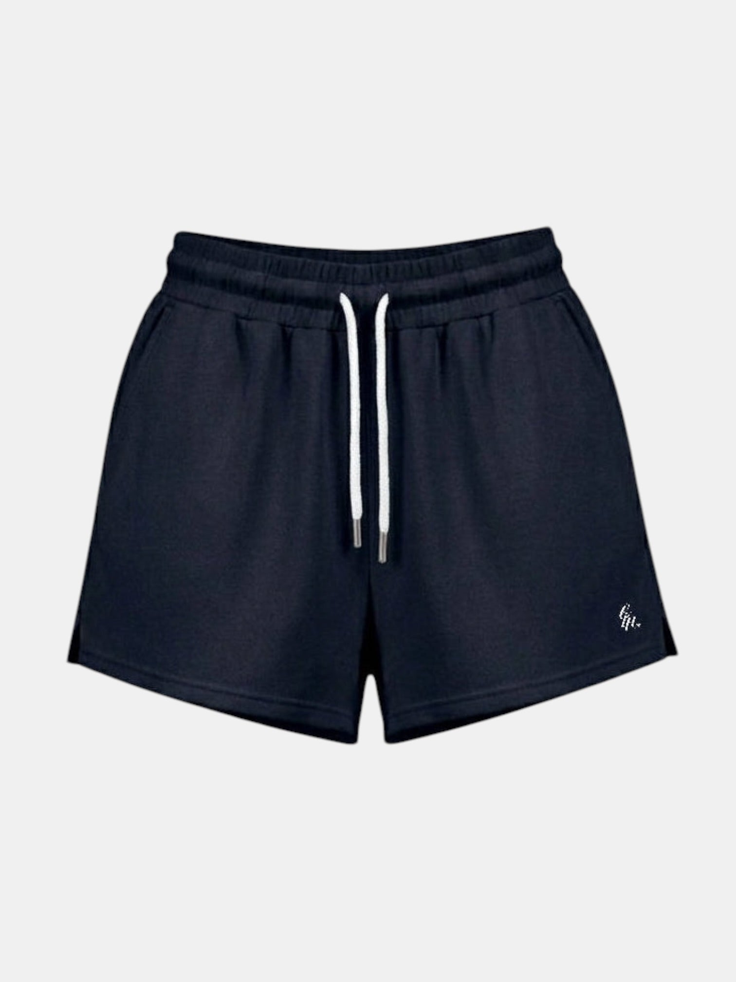 heavy terry overfit short pants (Navy)