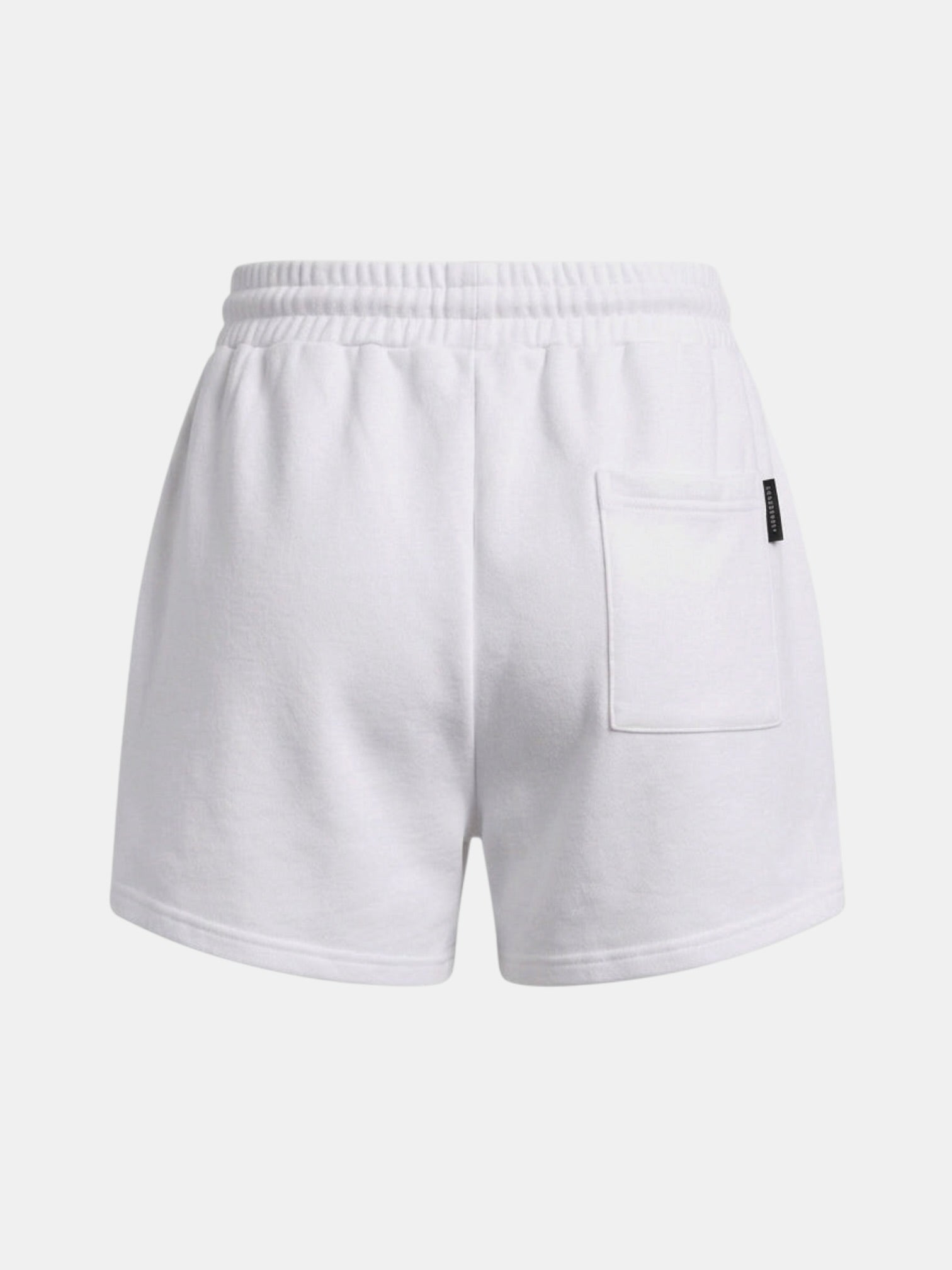 heavy terry overfit short pants (white)