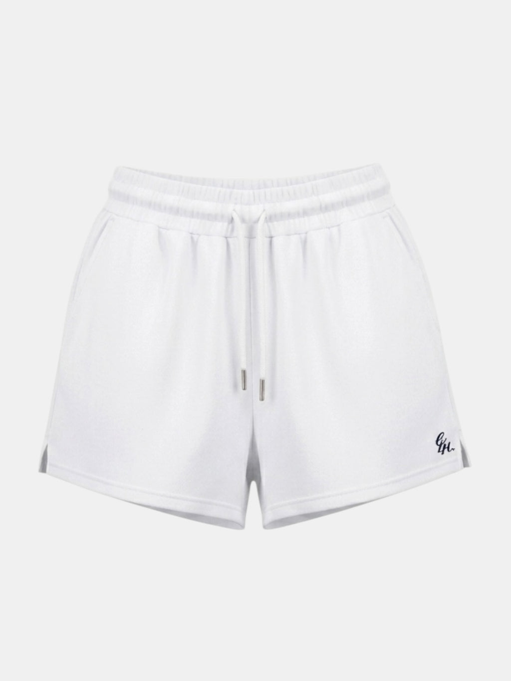 heavy terry overfit short pants (white)