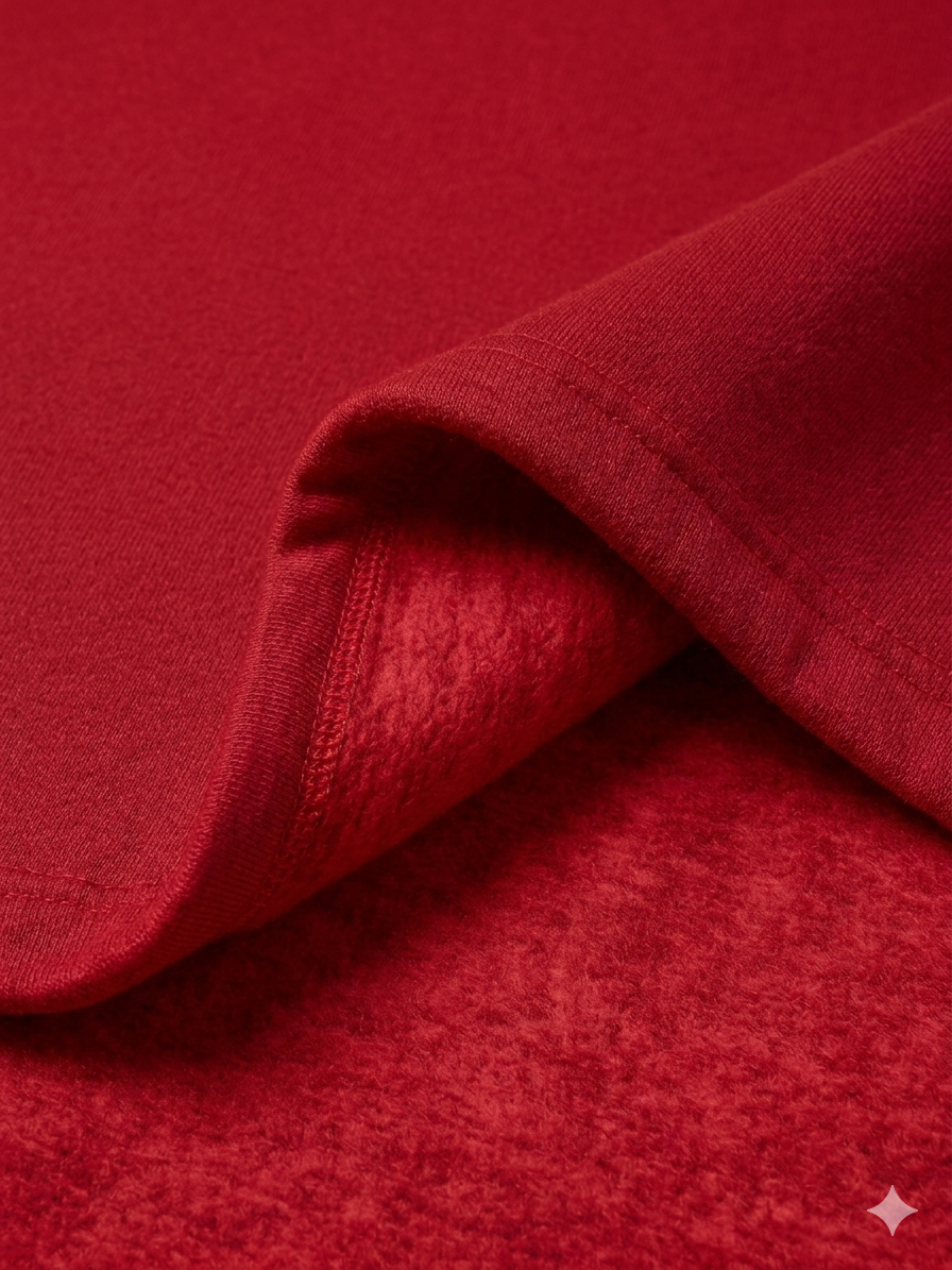 Eilm signature crop hoodie set up_red