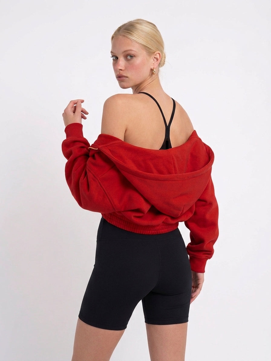 Eilm signature crop hoodie