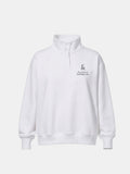 heavy terry overfit snap sweatshirt (white)