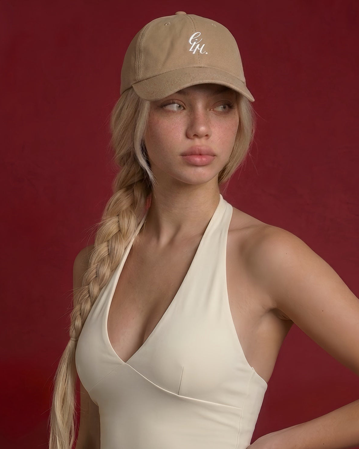 Eilm Signature 100% Cotton Cap (Beige)