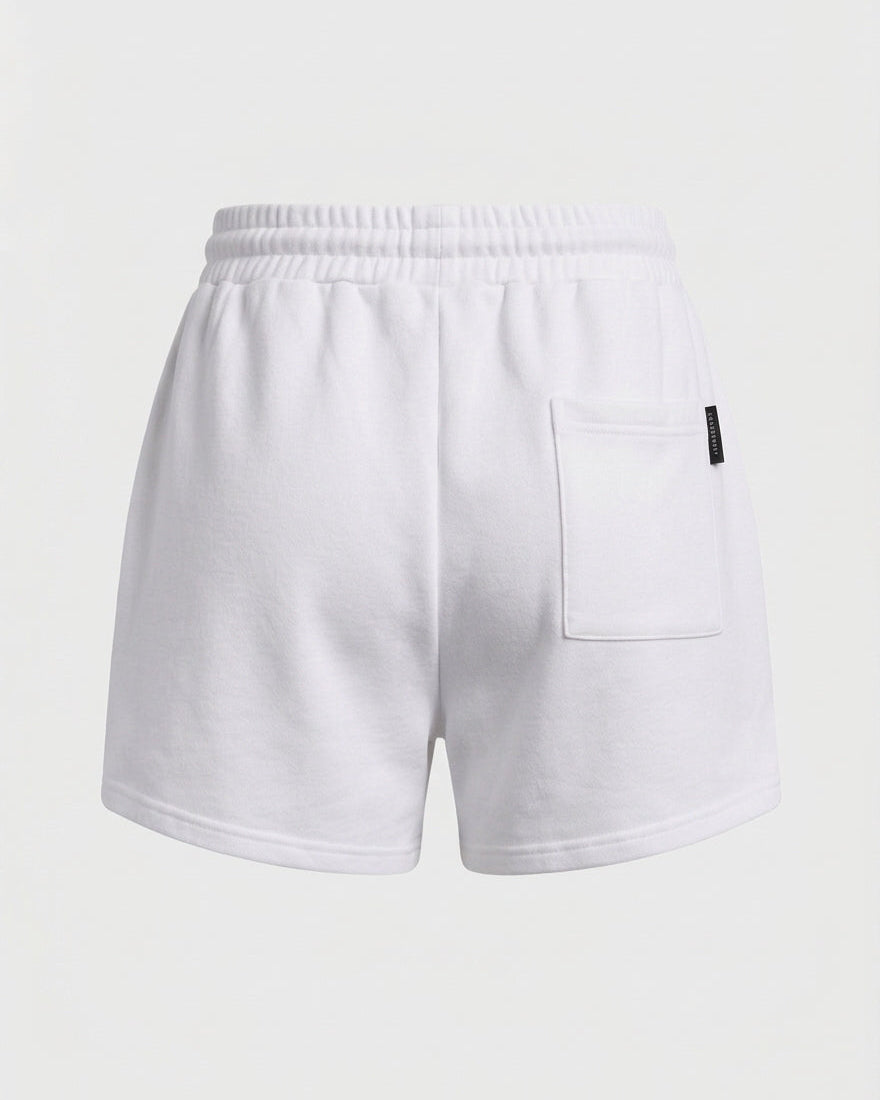 heavy terry overfit snap sweatshirt set up_white